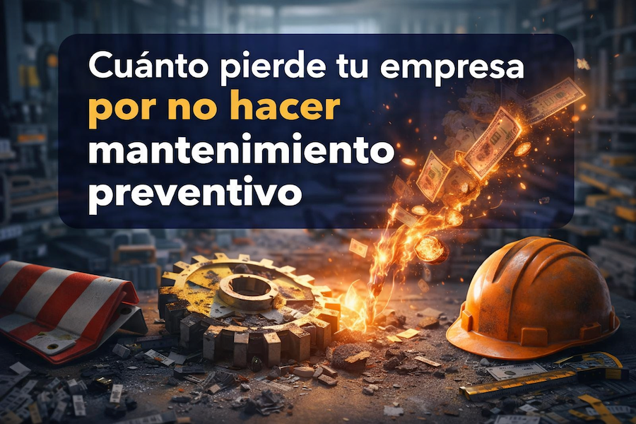 Cuánto pierde tu empresa por no hacer mantenimiento preventivo industrial